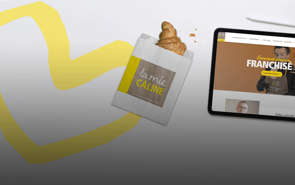 Nouveau site web pour les franchisés de la marque La Mie Câline