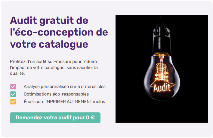 Visuel Audit Impression éco Responsable