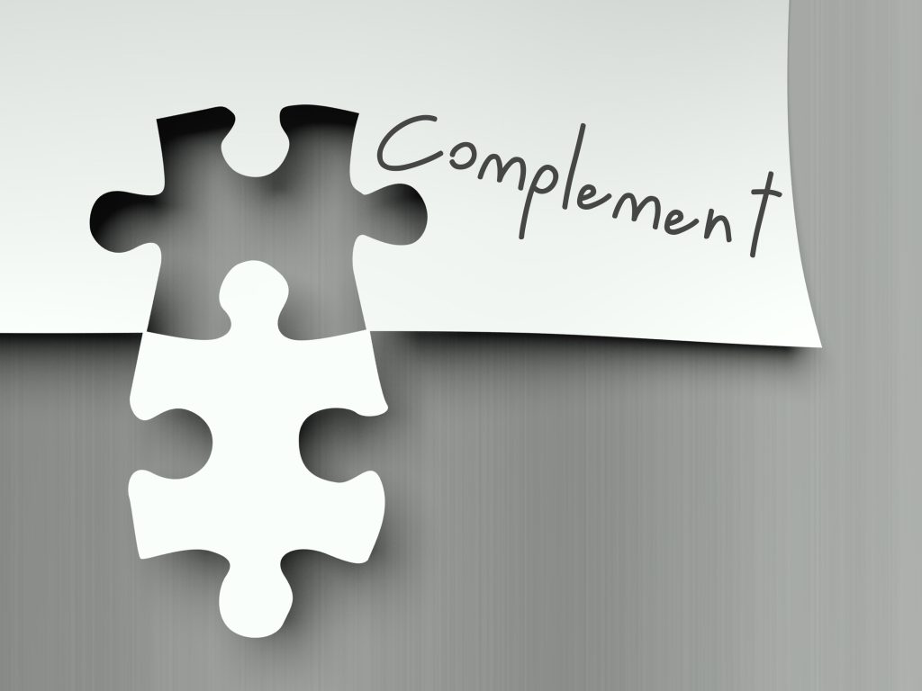 Complement,Concept,With,Matching,Puzzle,Pieces