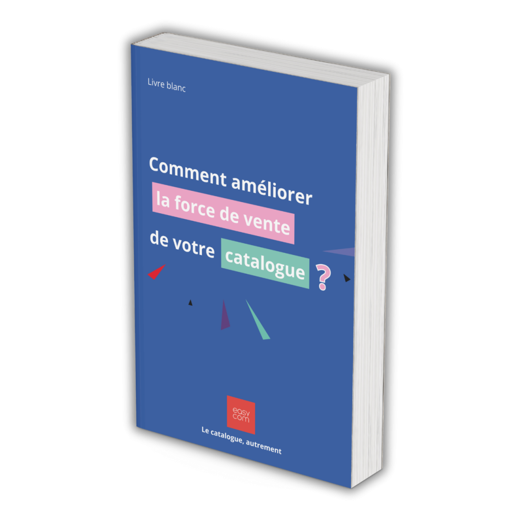 Mockup Livre Blanc Force De Vente Catalogue Sans Fond