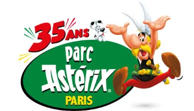 Logo anniversaire Parc Astérix